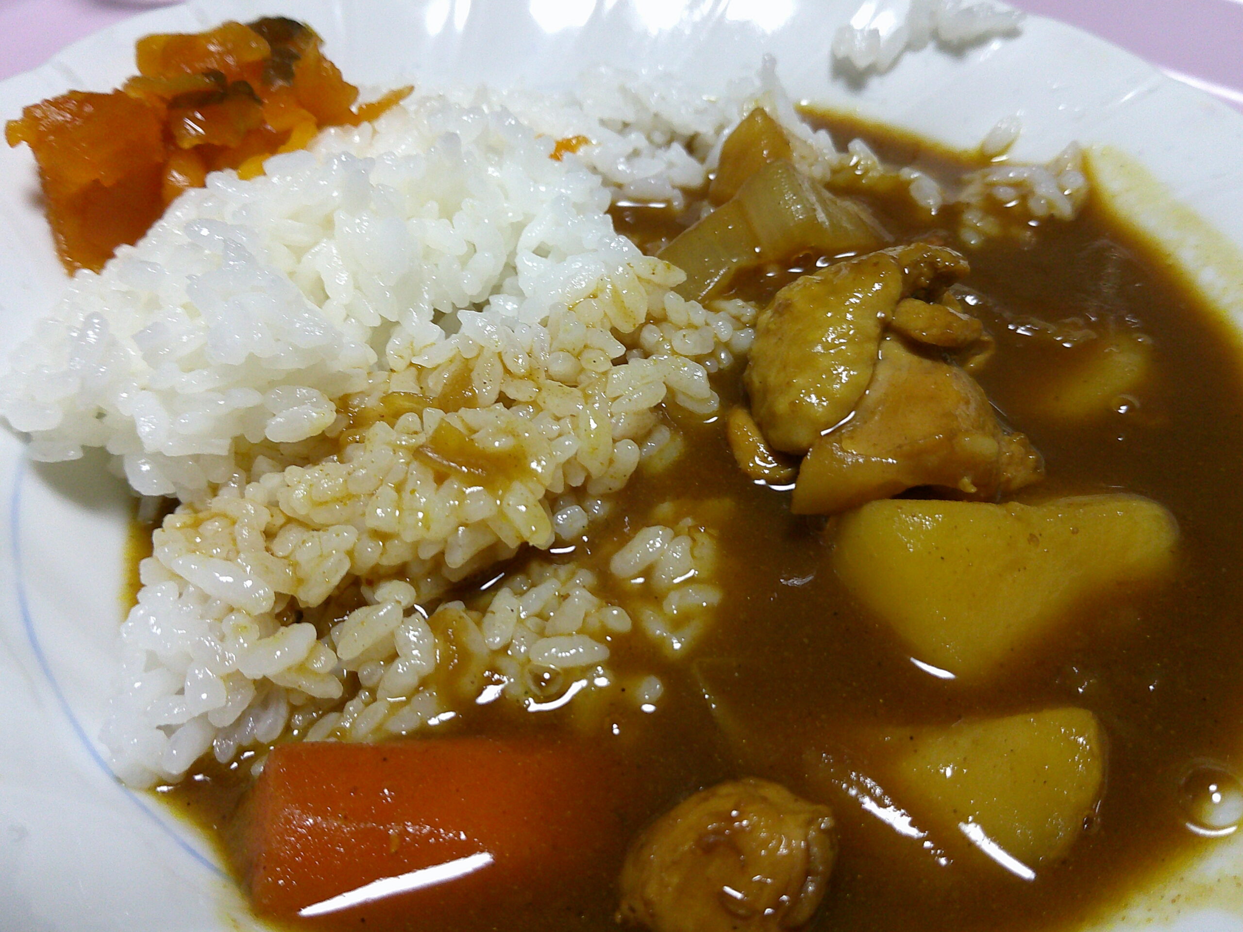 今日の夕食－カレーライス
