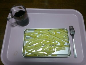 今日の夜食―フライドポテト