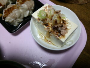 今日の夕食―焼売定食