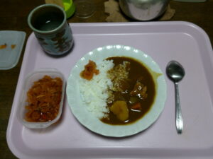 今日の夕食－カレーライス